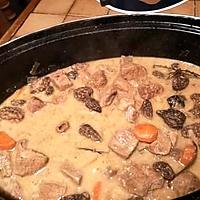 recette Blanquette de veau aux morilles