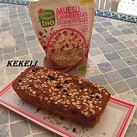 recette Cake au yaourt et muesli