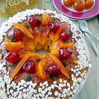 recette Couronne des rois aux fruits confits