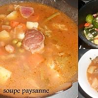 recette SOUPE PAYSANNE AU TALON DE JAMBON