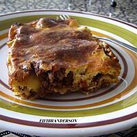 recette Lasagnes a la creme fraiche et viande hachee