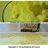 recette Gratin de céleri à la béchamel