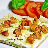 recette Flammekueche alsacienne aux lardons et oignons