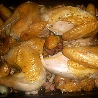 recette Poulet roti façon grand mére