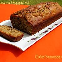 recette cake aux noix et bananes