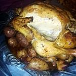recette Poulet rôti façon grand mère