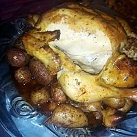 recette Poulet rôti façon grand mère