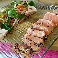 recette Tataki de Saumon