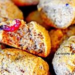 recette Cookies à la chapelure et cranberries