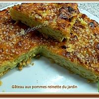 recette Gâteau aux pommes reinette du jardin