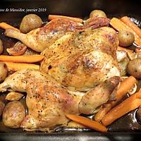 recette Poulet rôti aux herbes de janvier +