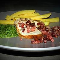 recette FILET PUR PORC ET SES LARDONS AU MIEL