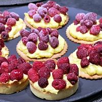 recette tartelettes aux framboises