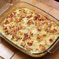 recette Gratin dauphinois aux jambon cru