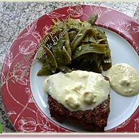 recette Sauce au Bresse bleu sur un pavé de charolais