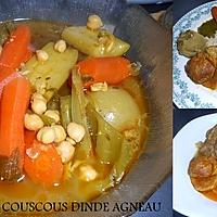 recette MON PETIT COUSCOUS DINDE AGNEAU