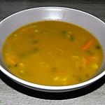 recette POTAGE AU BUTTERNUT ET SES LÉGUMES