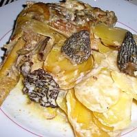 recette Poulet aux morilles