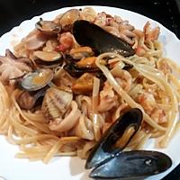 recette Linguine allo scoglio