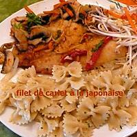 recette FILET DE CARLET A LA JAPONAISE