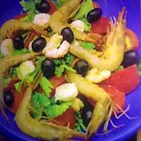 recette salade de céliri au crevettes