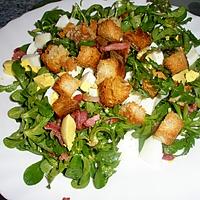 recette Salade Lyonnaise aux doucettes et pissenlits