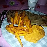 recette Côte de bœuf sauce aux morille purée et frite de patate douce