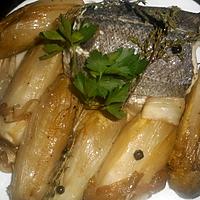 recette Dos de merlu aux endives braisées