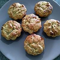 recette Muffins chocolat blanc bananes