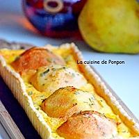 recette Tarte aux poires parsemée d'estragon