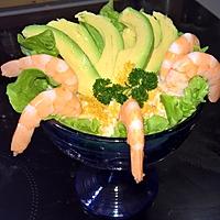 recette COUPE FRAICHEUR RIZ AVOCAT CREVETTES SAFRANÉ...