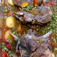 recette cotes d'agneau et ses petites légumes