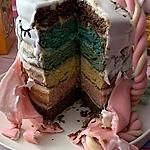 recette Gâteau arc en ciel