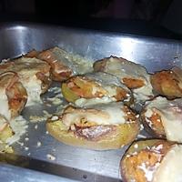 recette Pommes de terres farcies au lardons et au fromages