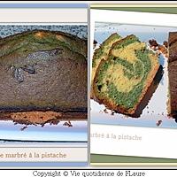 recette Cake marbré à la pistache