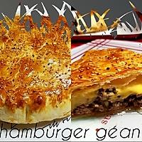 recette Hamburger géant