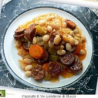 recette Haricots blancs, carottes, chorizo