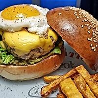 recette Burger maison au guacamole