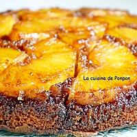 recette Gâteau à l'ananas frais caramélisé à la cassonade