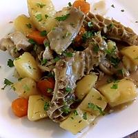 recette panse de boeuf en sauce et ses légumes