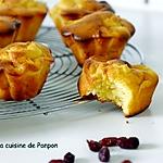recette Muffin aux pommes, cranberries et lait concentré sucré
