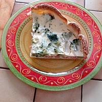 recette Tarte brocolis-saumon fumé