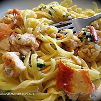 recette Fettuccine au homard