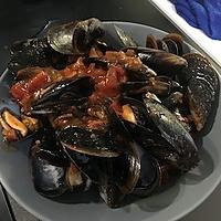 recette Moules à la Sauce Tomates rapide et délicieuse