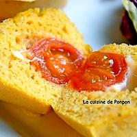 recette Muffins salés aux légumes: brocoli, tomate et artichaut, végétarien