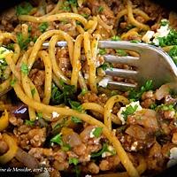 recette Spaghetti express à la grecque +