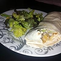 recette Wraps de porc a la crème