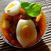 recette Oeuf de caille ratatouille