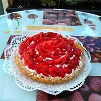 recette Tarte légère aux fraises .... à se damner  !