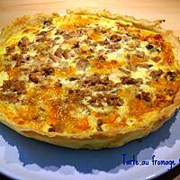 recette tarte au fromage & thon